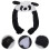 Chapéu De Pelúcia Com Orelhas De Panda Móveis Para Cosplay E 4
