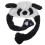 Chapéu De Pelúcia Com Orelhas De Panda Móveis Para Cosplay E 3