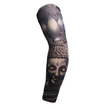 Ärmel mit Fake-Tattoos, Sonnenschutzärmel aus Stretchmaterial, Einheitsgröße, Unisex-Armstulpen zum Wandern und Angeln, modisches Muster