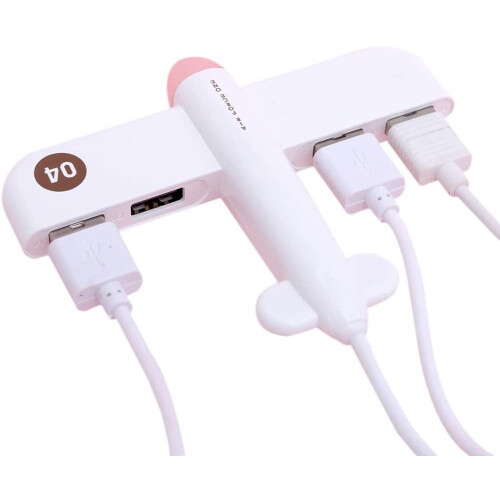 Φορητός διανομέας USB σε σχήμα αεροπλάνου για ταξίδια, δημιουργικός σχεδιασμός,