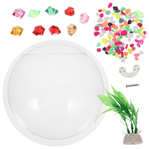 De Acrílico Para Parede 19,5 Cm Diâmetro Transparente 2