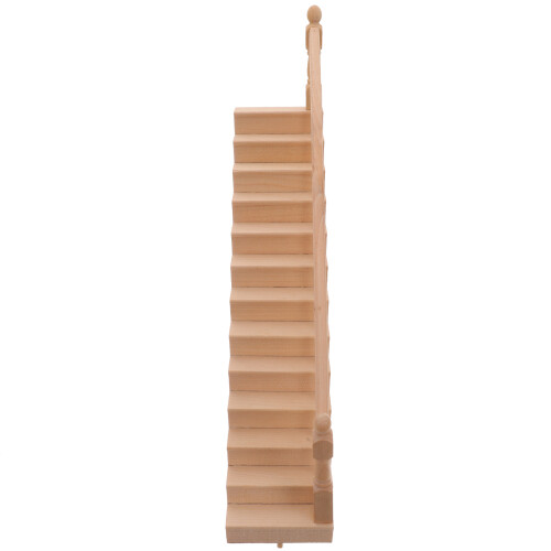 Miniatyrtrappa Obehandlad Mikro Mini Räcke