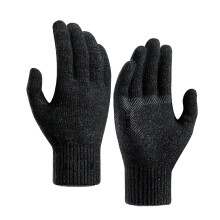 Guanti invernali a doppio strato con fodera in velluto artico, dita compatibili con touchscreen e termoregolazione superiore per uomo e donna,