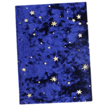 Fabric Book Cover for Notebooks – Elegant Protective Covers with Star and Moon Pattern