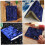 Fabric Book Cover for Notebooks – Elegant Protective Covers with Star and Moon Pattern 2