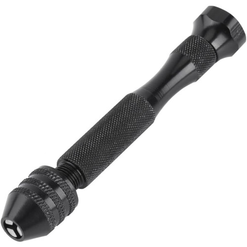 0.33.6mm Grasp Range Hand Twist Drill, 25 HSS Drill Bits, Mini Drill For Wood, Plastic, Rubber 1