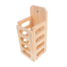 Bunny Heuraufe For Cages Wood Hay Feeder For Small Animals SpaceSaving And Waste For Rabbits And Other Small Pets Usable Indoors