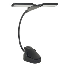 Rechargeable LED Music Stand Clip On Light Music Stand with Clamp Foldable Bright Book Light Foldable Music Stand Light