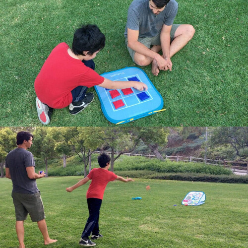 Σετ παιχνιδιών Cornhole, είδη οικογενειακού πάρτι για παιχνίδι εσωτερικού χώρου και 1