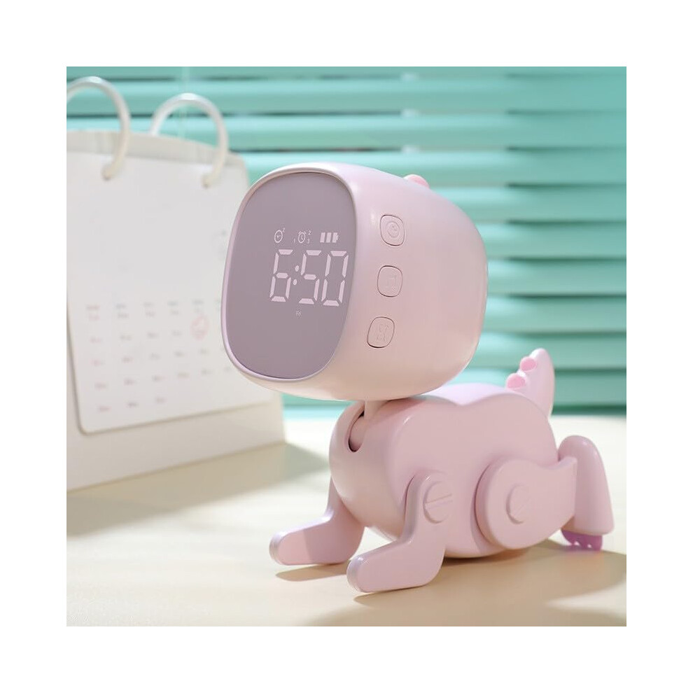 Children's Dinosaur Led Alarm Clock Funny Sleep Trainer Night For Kids (Green) Light/Green