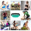 Τσάντα μέσης για τηλέφωνο, αδιάβροχη υφασμάτινη τσάντα μέσης με ρυθμιζόμενη 5