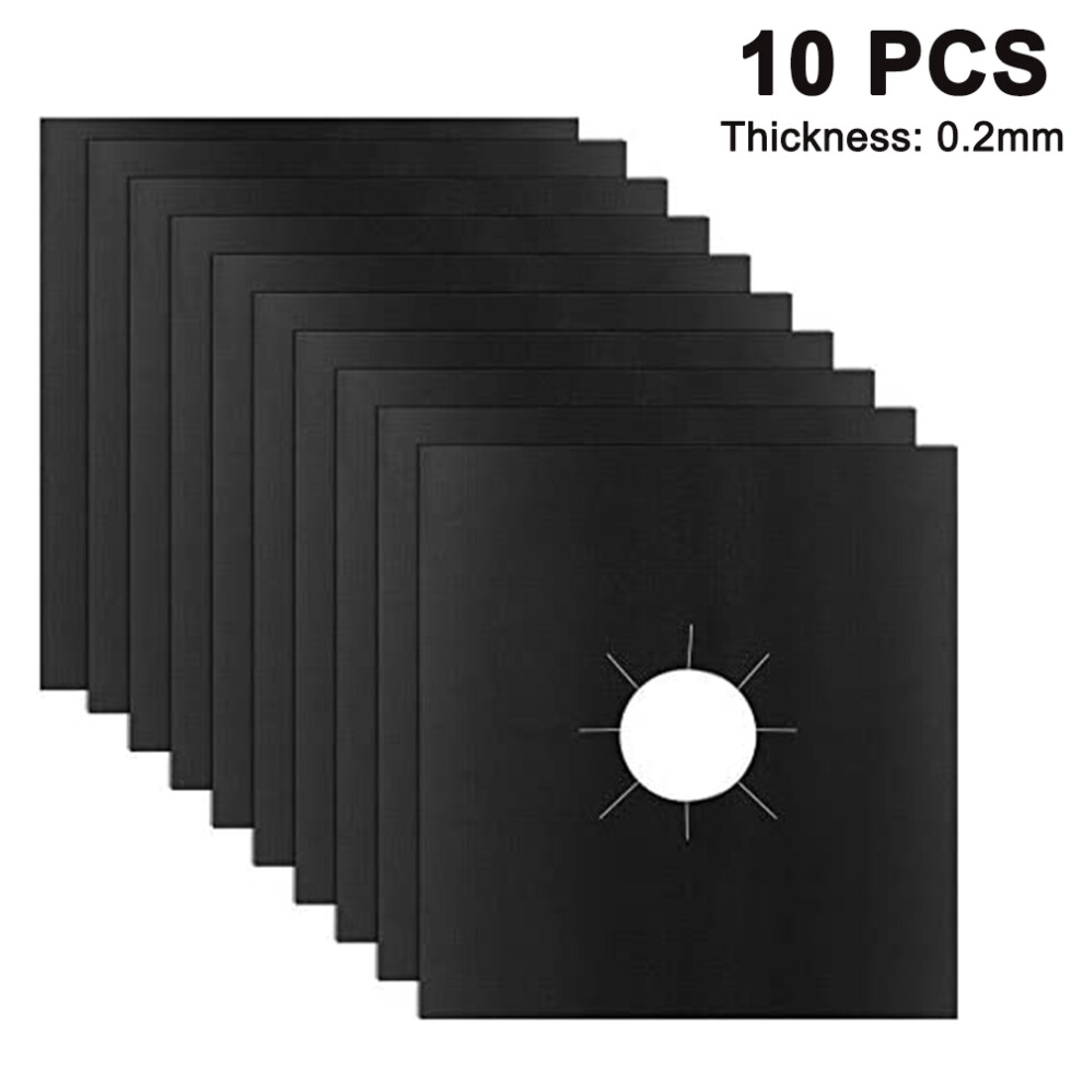 Stovetop Protectors: Non-Stick Gas Range Burner Covers That Are Thicker And Easier To Cut 9454554382401