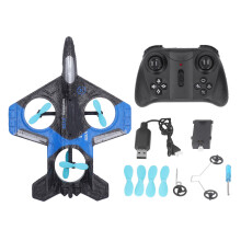 Bréagán Quadcopter le Soilse agus Gné Smeach Cleas, Scaird Trodaire RC 2.4Ghz le Gíro 6-Ais agus Saol Ceallraí Fada Oiriúnach do Thosaitheoirí