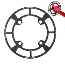 Cycling Sprocket Guard Aluminum Alloy Chain Guard HollowedOut Design 4.09Inch 38T42T Bike Compatibility