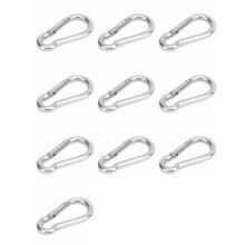 Moschettone impermeabile, gancio a sgancio rapido in acciaio inossidabile con design antiscivolo e affidabile chiusura a molla per attrezzatura da