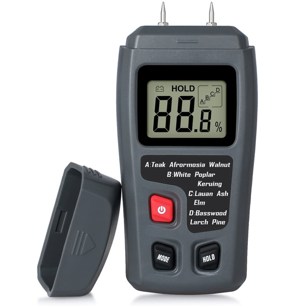 Innovative Moisture Measurement Solution, Digital Wood Moisture Meter Compact Lightweight, Ensuring Accurate Quick Measuring For Wide Application 9466005206952