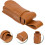 Harmonica Case Robust Leather Case for Musical Instruments for On the Go Portable Box for Harmonica 13x4x3.5cm brown 3