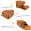 Harmonica Case Robust Leather Case for Musical Instruments for On the Go Portable Box for Harmonica 13x4x3.5cm brown 2