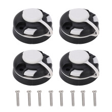 Base de montaje redonda con diseño de estrella para kayaks y botes; plásticos de ingeniería de alta calidad que garantizan durabilidad; soporte