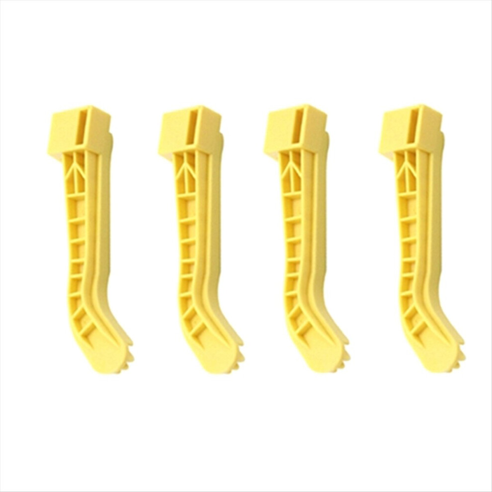 4Pcs Car Bonnet Hood Pull Catch Lock Handle For Partner Berlingo 2008- Yellow 4851500993158