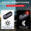 Solar Powered Fake Car Alarm with Red LED Light, Intelligent Light Sensor 2