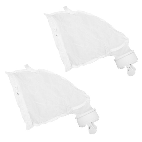 2 STÜCKE Mesh Pool Reiniger Allzweck Tasche mit 1