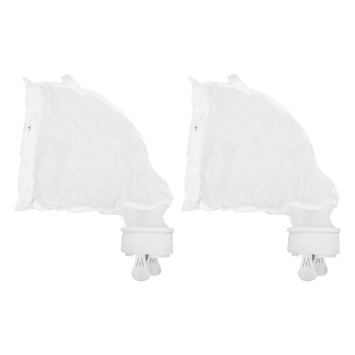 2 STÜCKE Mesh Pool Reiniger Allzweck Tasche mit 2