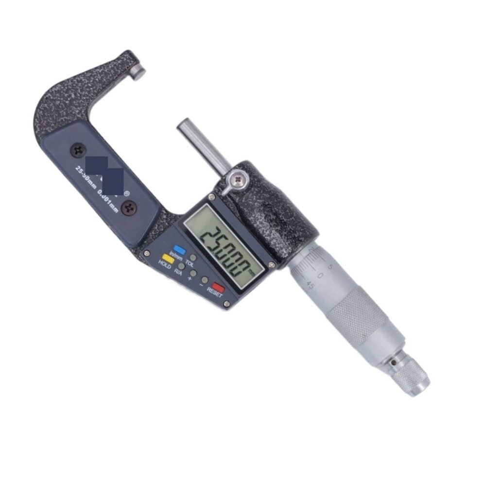 Outside Micrometer 2550Mm, 0.001Mm Resolution, Chromeplated Stainless Steel, Digital Electronic Micrometer Caliper 9001264415204