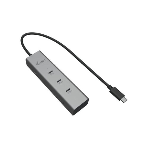 Centres d'interface I-Tec C31HUBMETAL8KPDPRO Argent