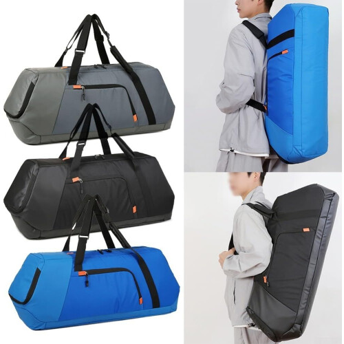 Waterproof Badminton Backpack With Separate Shoe Storage And Multiple Gear Compartments Gray 2