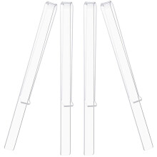 2 Pairs of Clear Music Page Clip for Music Stands Acrylic Transparent