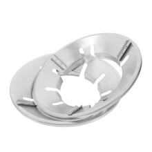 Wok Ring 2Piece Cast Iron Windproof AntiSlip Universal Gas Stove Ring For Home Kitchen Hobs