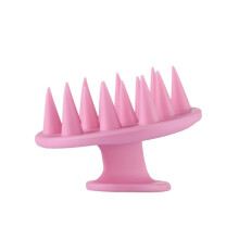Scalp Brush, Shampoo Silicone Scalp Hair Massager (Color: Pink, Green)