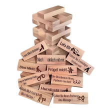 Super Cheeky Block Tower Game, 48 Blocks, Couples Games, Valentine Tumbler, Funny Blocks, Couple Play Tower, Stacking