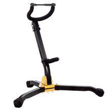Saxophone Stand Holder – Wooden Display Rack  Adjustable Foldable Support  Stable Triangle Base