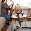 Saxophone Stand Holder – Wooden Display Rack  Adjustable Foldable Support  Stable Triangle Base 5