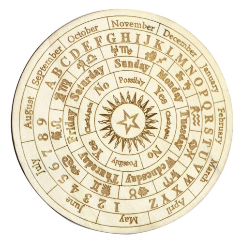 Fortune Telling Wooden Board Boxwood Beige