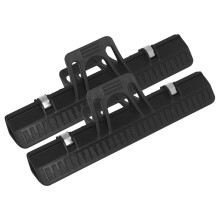 Music Holder Clips Music Book Clip for Piano and Guitar Music Holder Made of ABS Spring Steel 15.00X4.50X3.20CM black