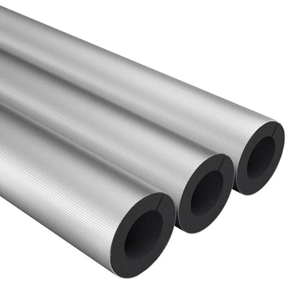 Pipe Insulation Tubing 1 Inch, Selfadhesive Foam Tube With Aluminum Foil, Outdoor Ac Unit Id 43Mm, Thickness 20Mm 9001264415969