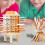 Wooden Blocks Stacking Game, Tower Toy for Skill Development, Fun for Kids Ages 36 2