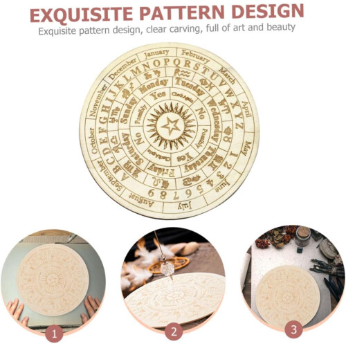 Fortune Telling Wooden Board Boxwood Beige 2