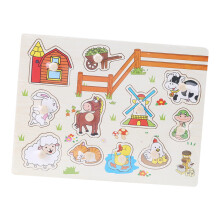 Children's Educational Puzzle, Cognitive Riddle with Handle, Enhances Cognitive Skills (A3006)