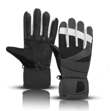 Guantes de nieve infantiles de colores brillantes, antideslizantes y resistentes al desgaste, con cierre cortavientos.