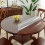 Transparent PVC Round Tablecloth 65cm Diameter 3mm Thick Heat Resistant Matte Finish Dining Table Protector 5