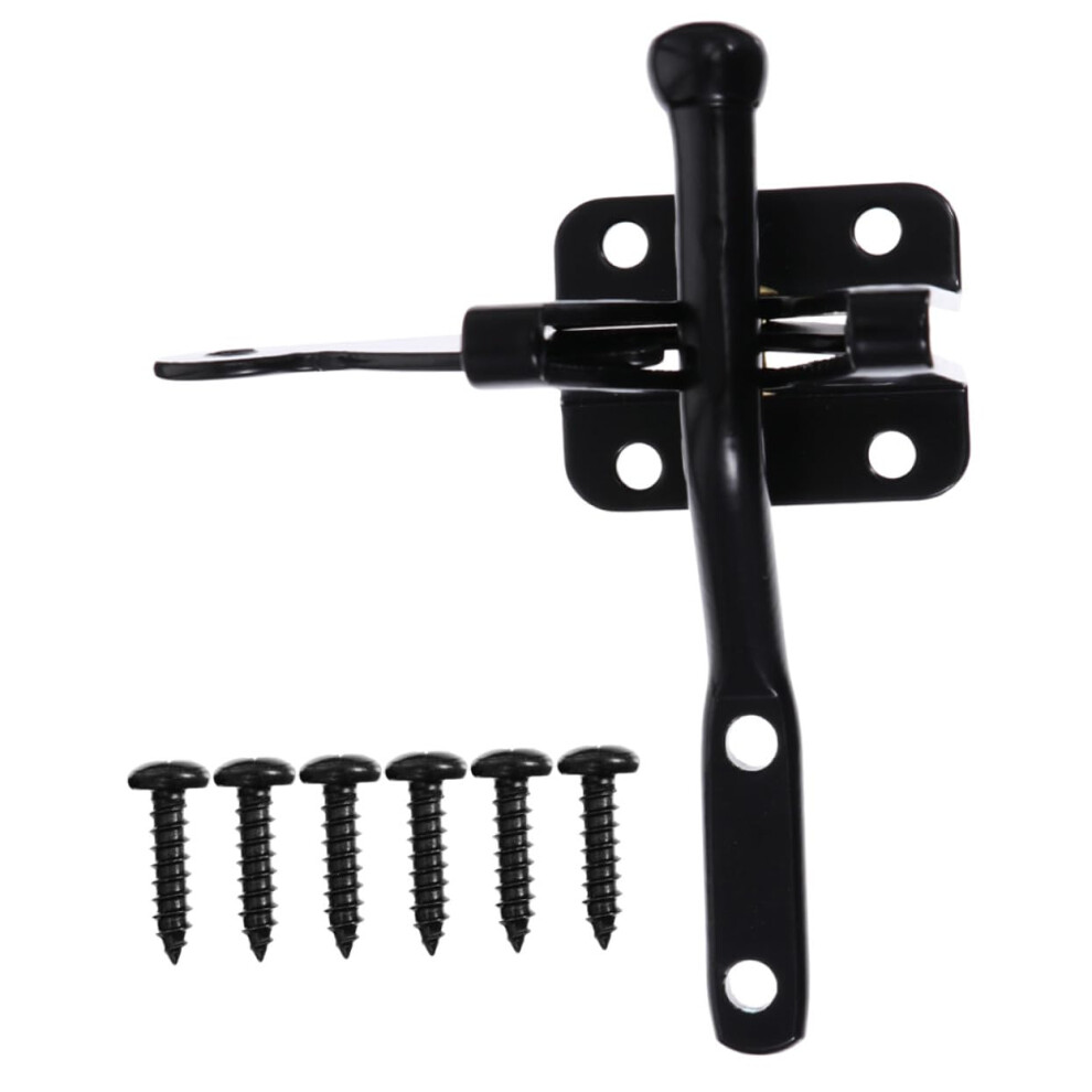 Fence Gate Latch With Handle For Wooden Fences Outdoor Gate Closer Hidden Door Latch Inward Outward Swinging Doors 9119770257116