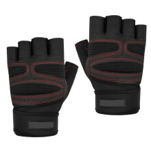 Performance Plus: Guantes de entrenamiento con cierre ajustable y tejido transpirable, guantes de fitness con almohadilla de gel para hombres y