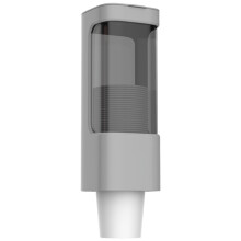 Cup Dispenser Sealed PullType Wall Mount Dustproof Cup Holder With Lid Double Paper Holder For Home Bathroom Office