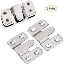 Staffa di montaggio a filo per opere d'arte, clip a Z ad incastro in acciaio inossidabile che garantiscono un design sicuro e anticaduta, gancio per