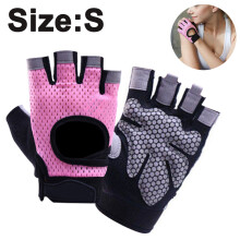 Guantes de entrenamiento transpirables, guantes acolchados para levantamiento de pesas, con silicona antideslizante, ventilación cómoda y comodidad