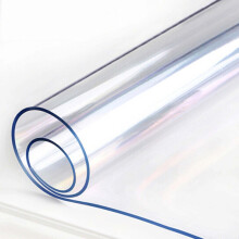 Clear Plastic Tablecloth Protector 110x140cm, Heavy Duty PVC Vinyl Waterproof Table Pad for Rectangle Tables, 2mm
